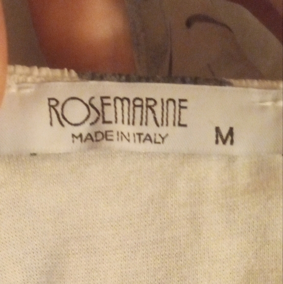 Rosemarie Watercolor Floral Flowy Ruffle Hem Dress Made In Italy Size Medium - Picture 9 of 10